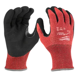 Guantes de corte de nitrilo nivel 4 6pz- g