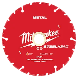 Disco diamantado 4 1/2" STEELHEAD p/corte de metal