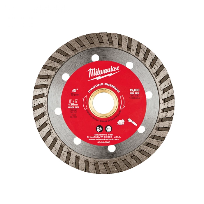 Disco diamantado turbo premium de 4