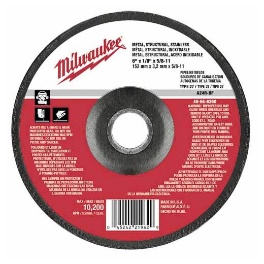 Disco p/ desbaste y corte metal 6