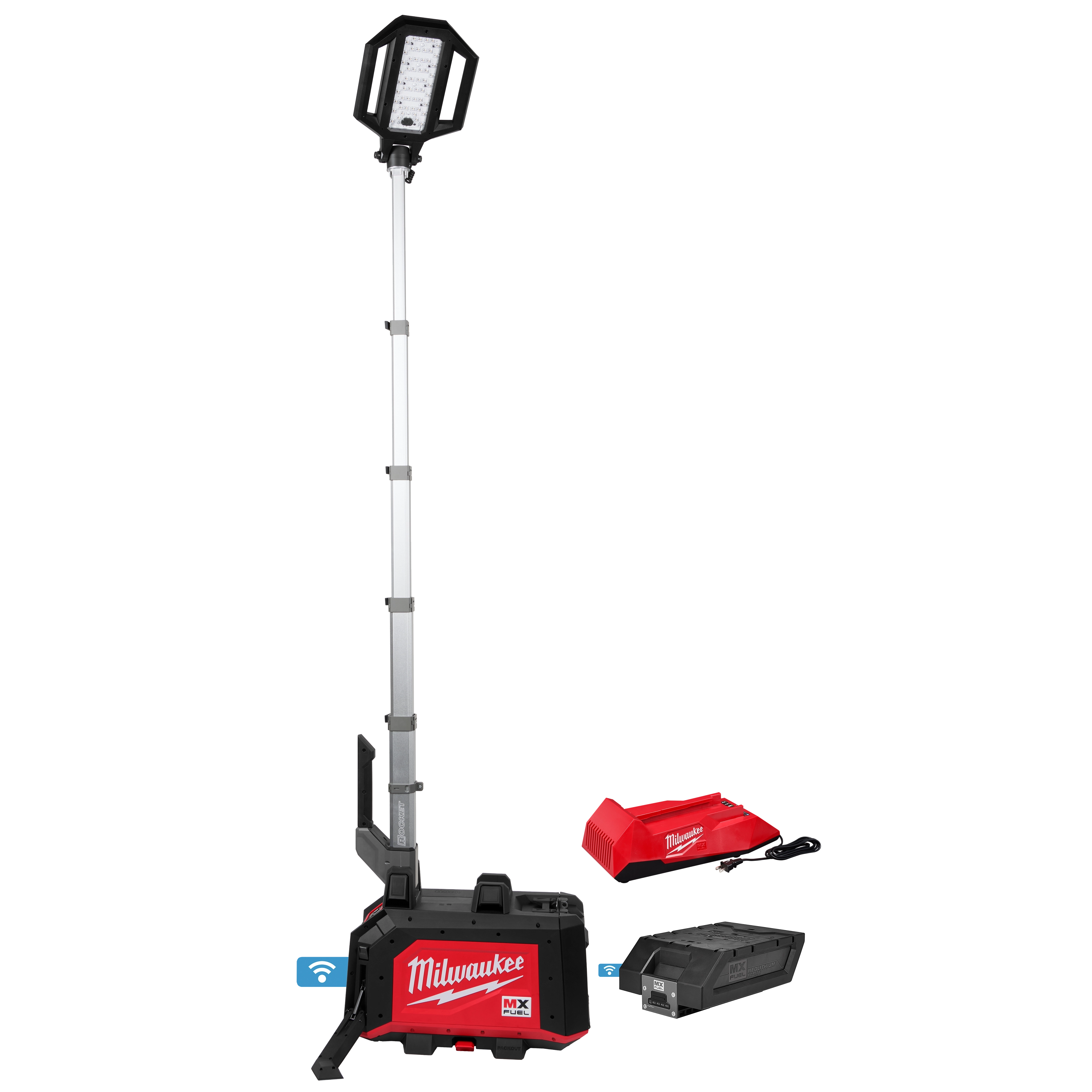 Torre de luz compacta MX FUEL™ con doble potencia (kit)